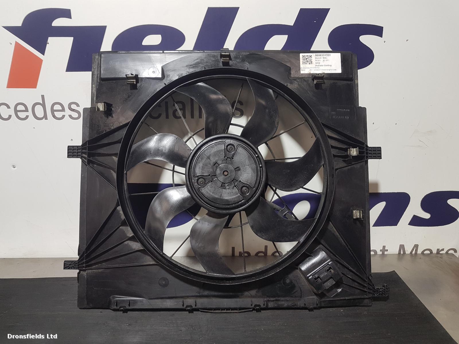 View Auto part Engine Cooling Motor Mercedes Vito 2015