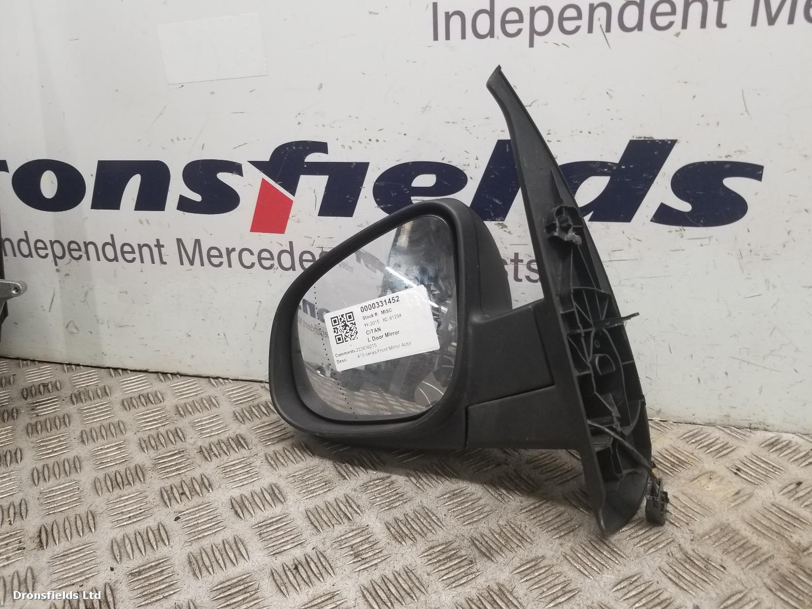 View Auto part L Door Mirror Mercedes Citan 2015