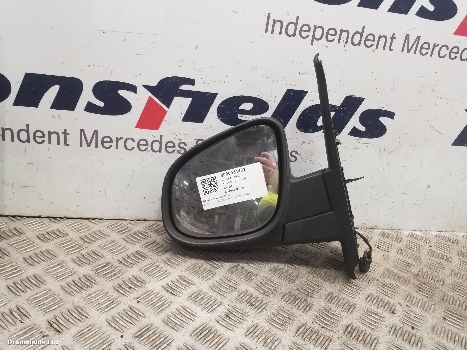 View Auto part L Door Mirror Mercedes Citan 2015