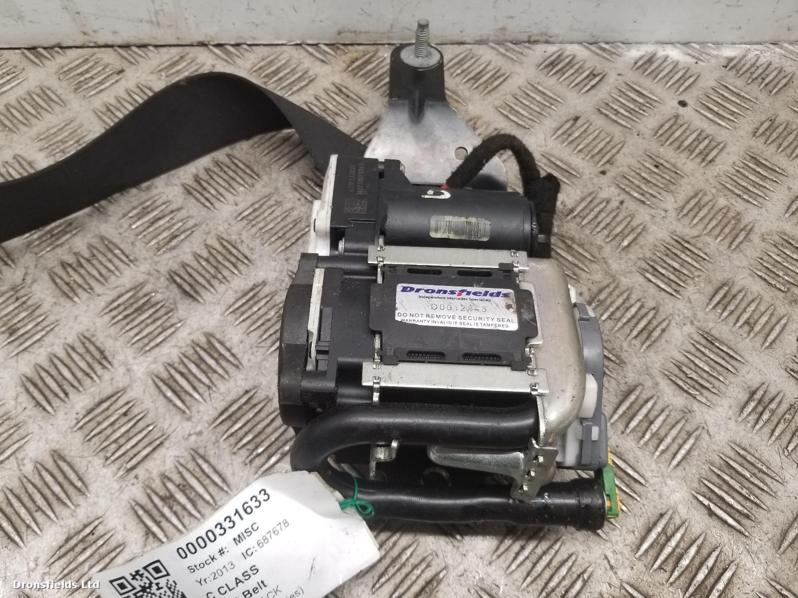 View Auto part Seat Belt Mercedes C Class 2013