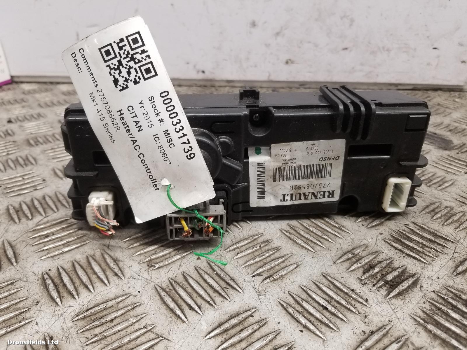View Auto part Heater/AC Controller Mercedes Citan 2015