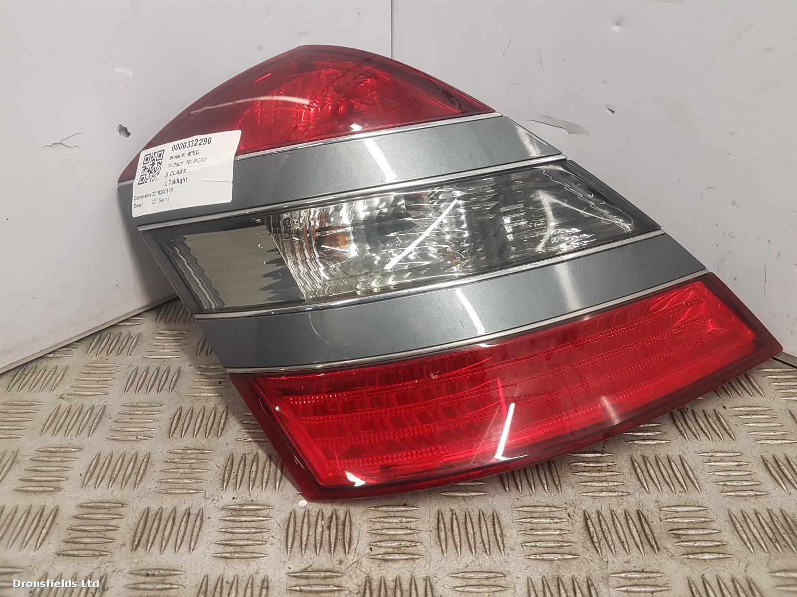View Auto part L Taillight Mercedes S Class 2009