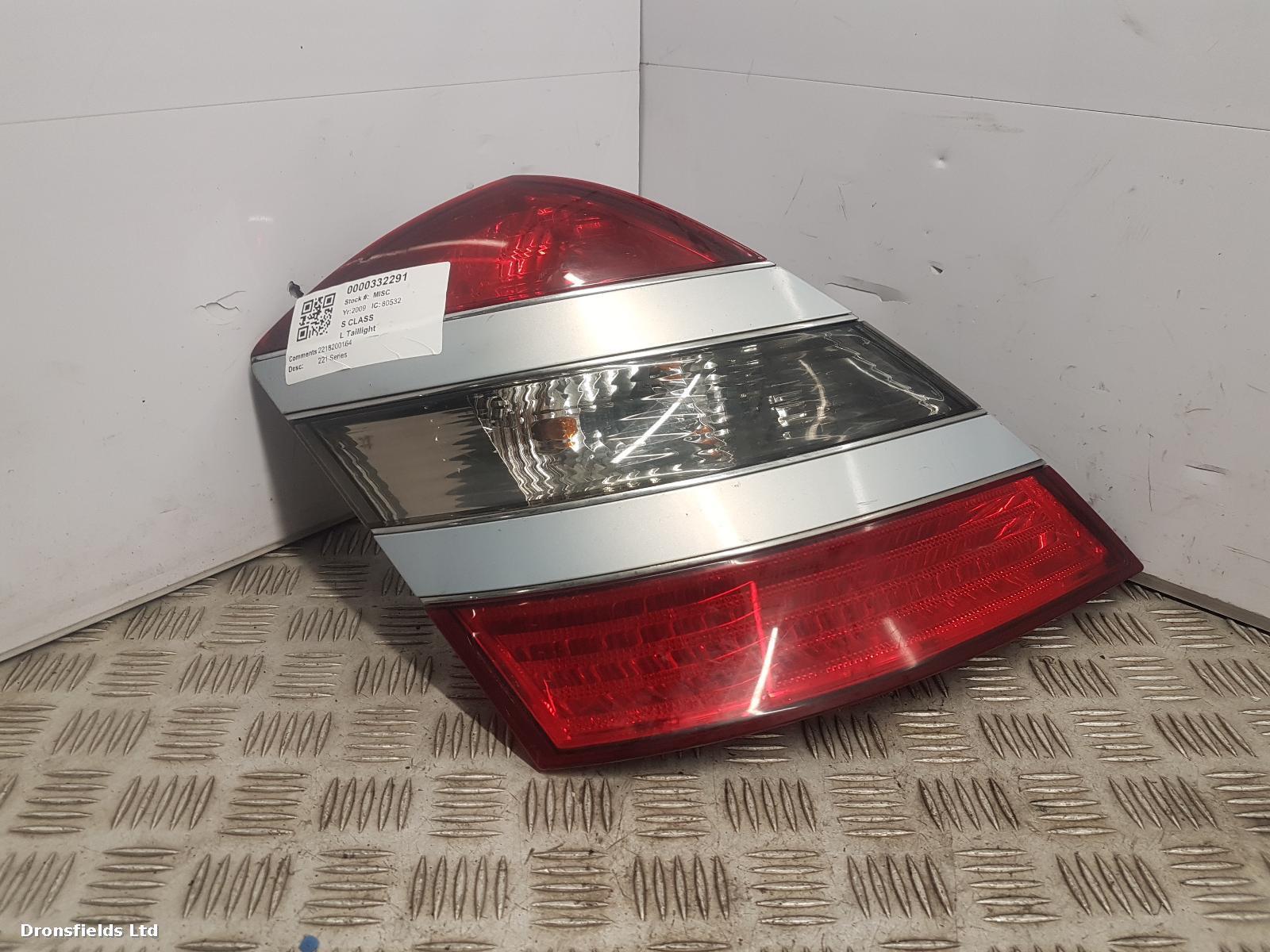 View Auto part L Taillight Mercedes S Class 2009