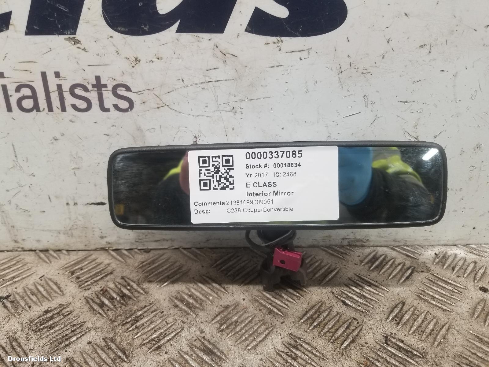 View Auto part Interior Mirror Mercedes E Class 2017