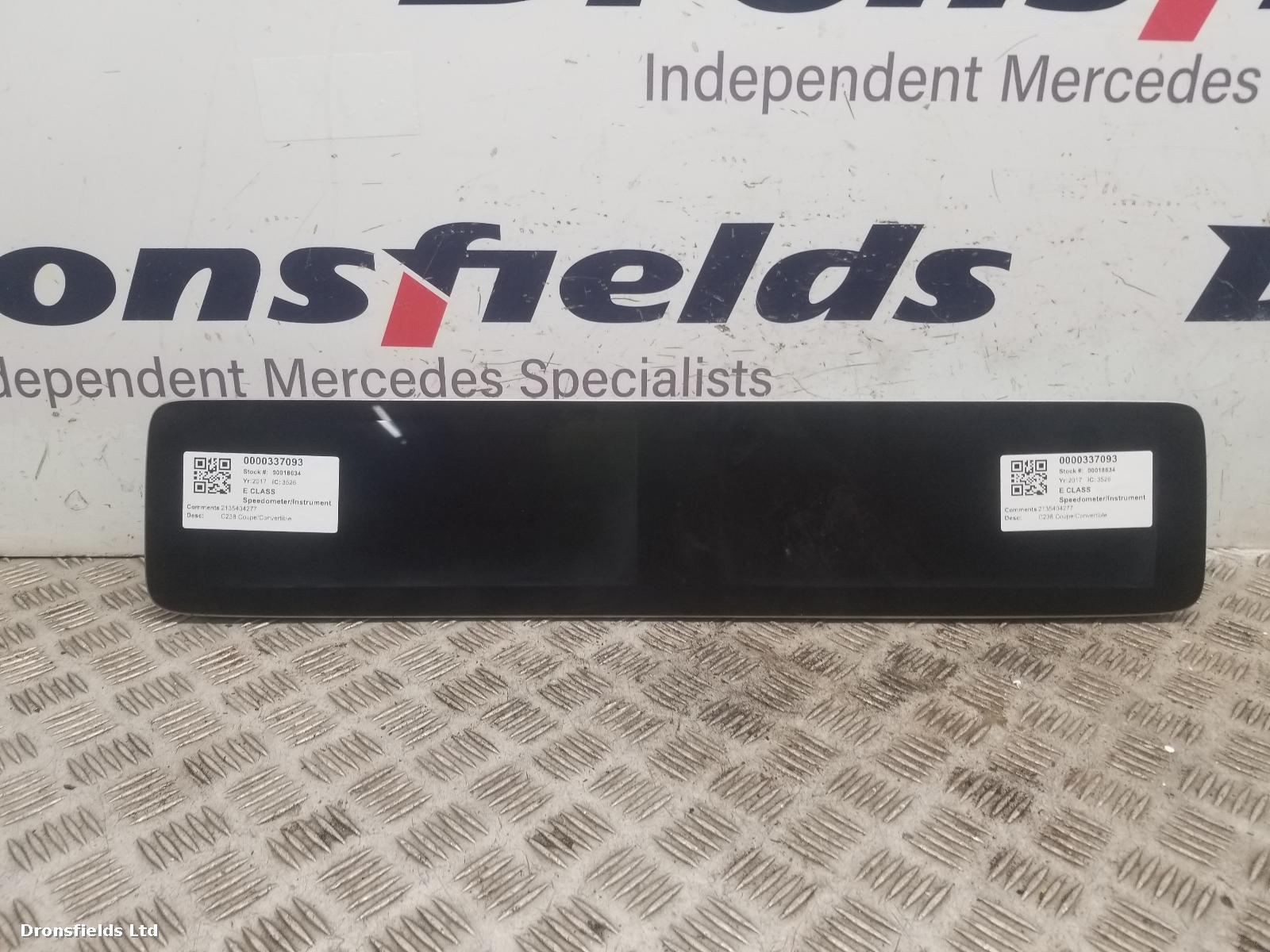 View Auto part Speedometer Mercedes E Class 2017