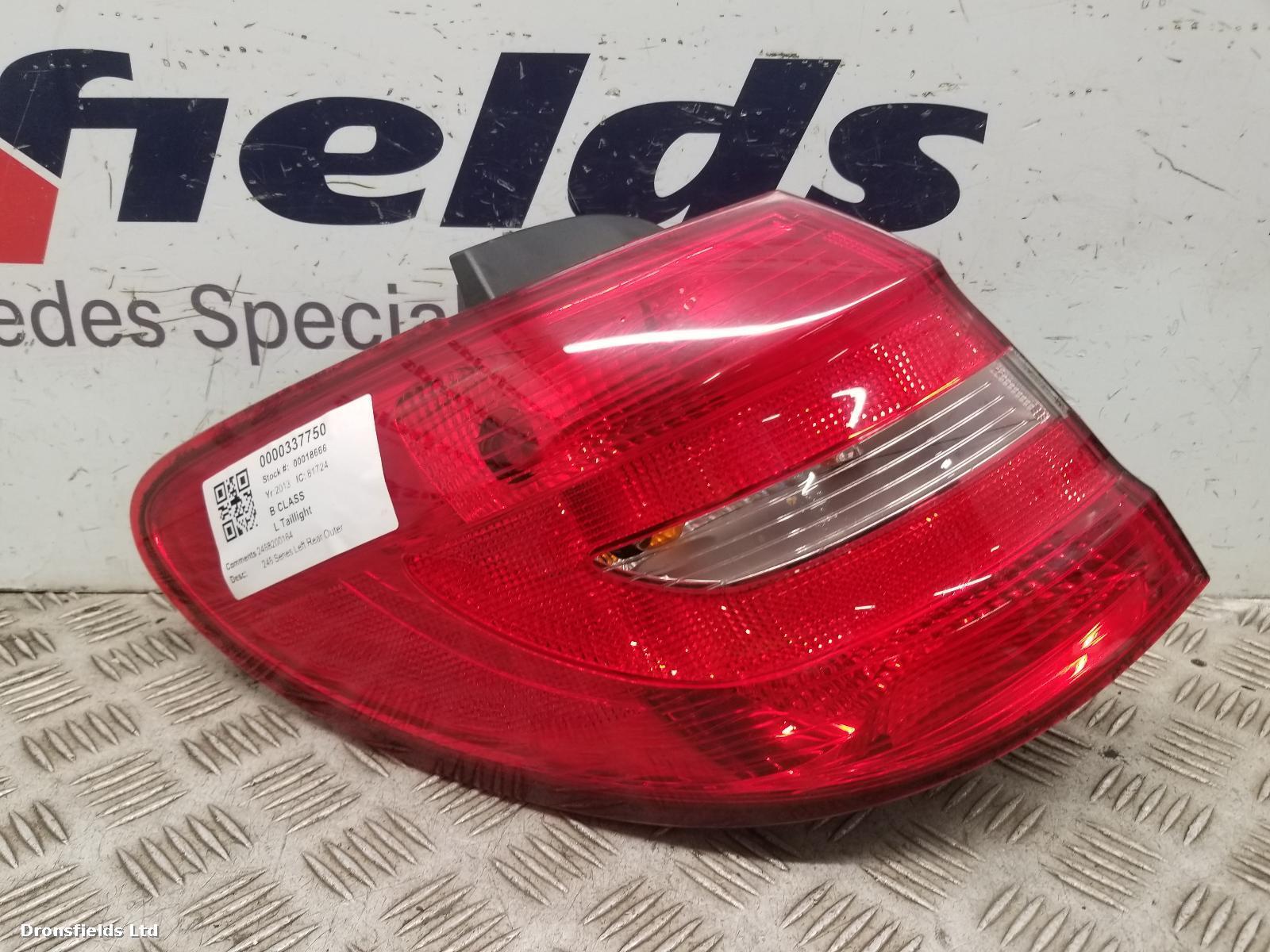 View Auto part L Taillight Mercedes B Class 2013