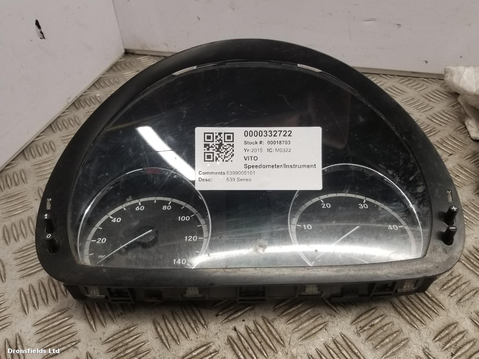 View Auto part Speedometer Mercedes Vito 2015