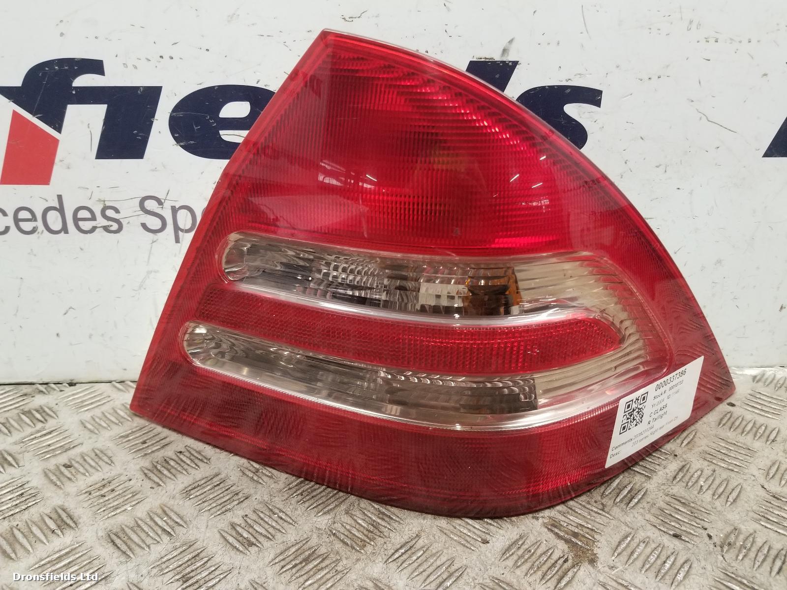 View Auto part R Taillight Mercedes C Class 2004