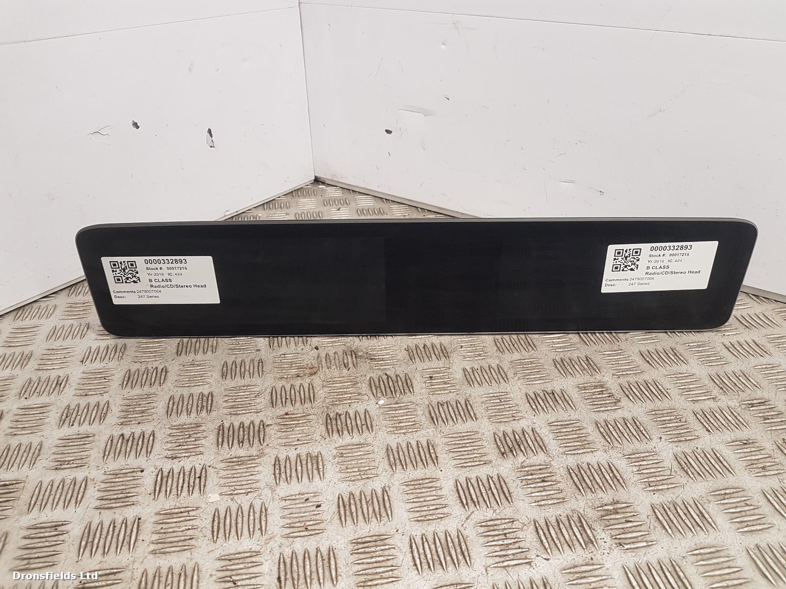View Auto part A/V Equipment Mercedes B Class 2019