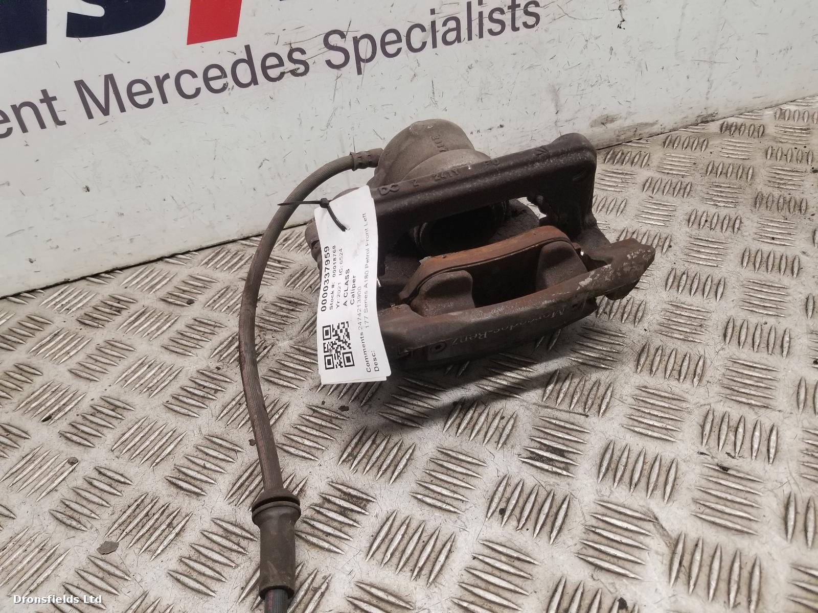 2021 Mercedes A Class Caliper View Auto part Caliper Mercedes A Class 2021