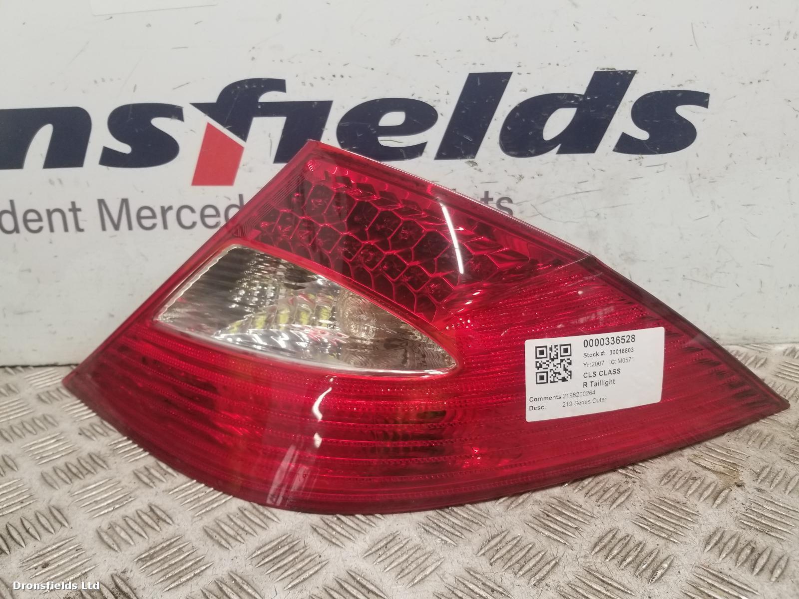 View Auto part R Taillight Mercedes Cls Class 2007