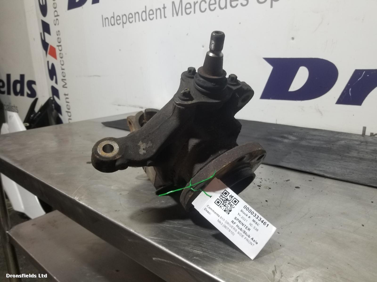 View Auto part RF Hub/Stub Axle Assembly Mercedes Sprinter 2021