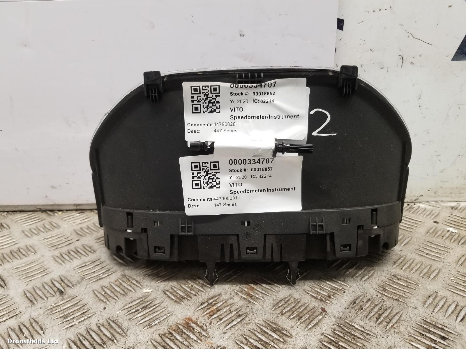 View Auto part Speedometer Mercedes Vito 2020