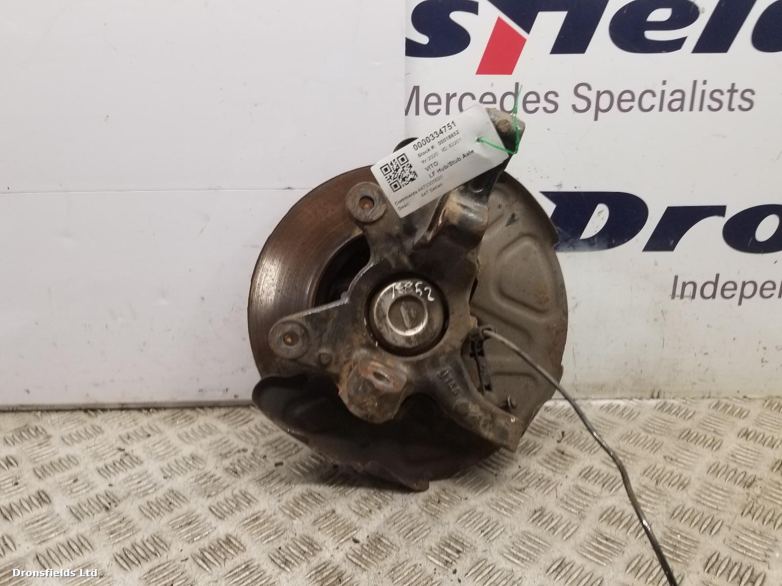 View Auto part LF Hub/Stub Axle Assembly Mercedes Vito 2020