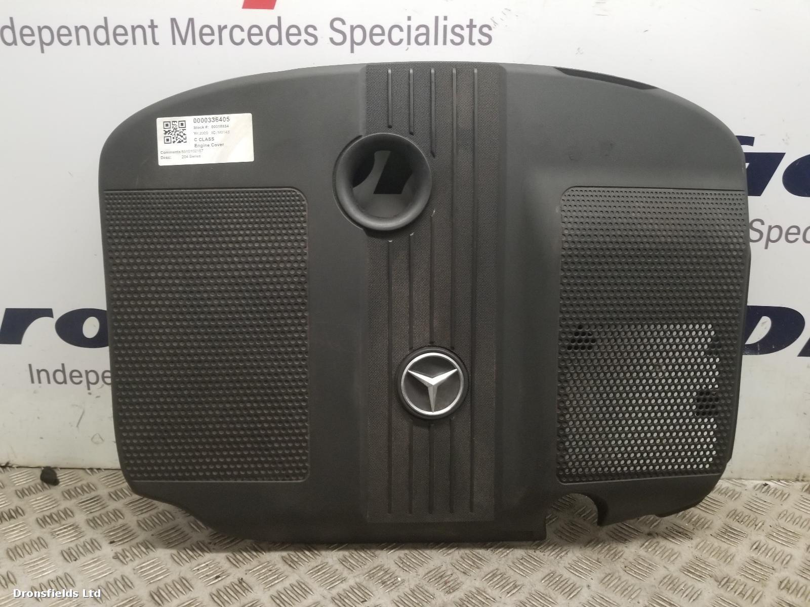 View Auto part Engine Cover Mercedes C Class 2009