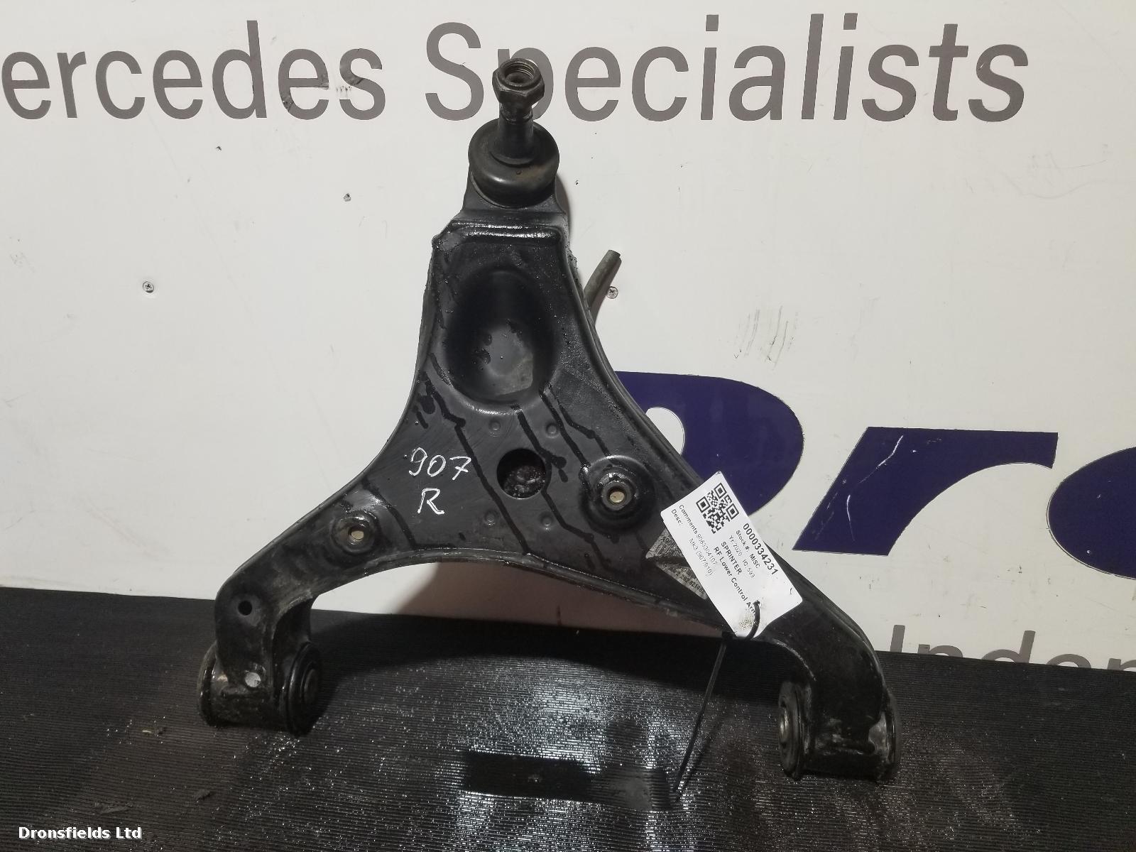 View Auto part RF Lower Control Arm Mercedes Sprinter 2020