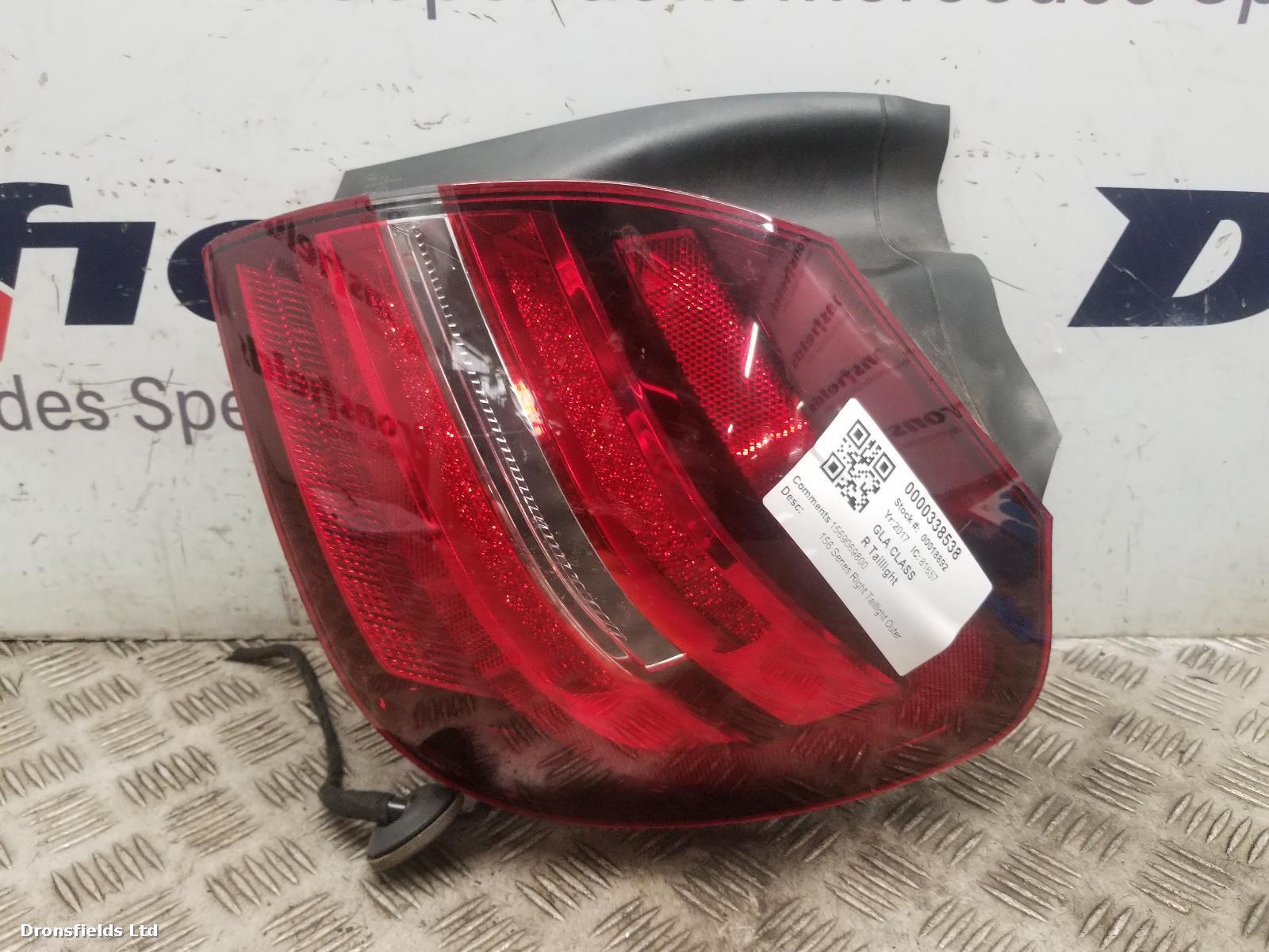 View Auto part R Taillight Mercedes Gla Class 2017