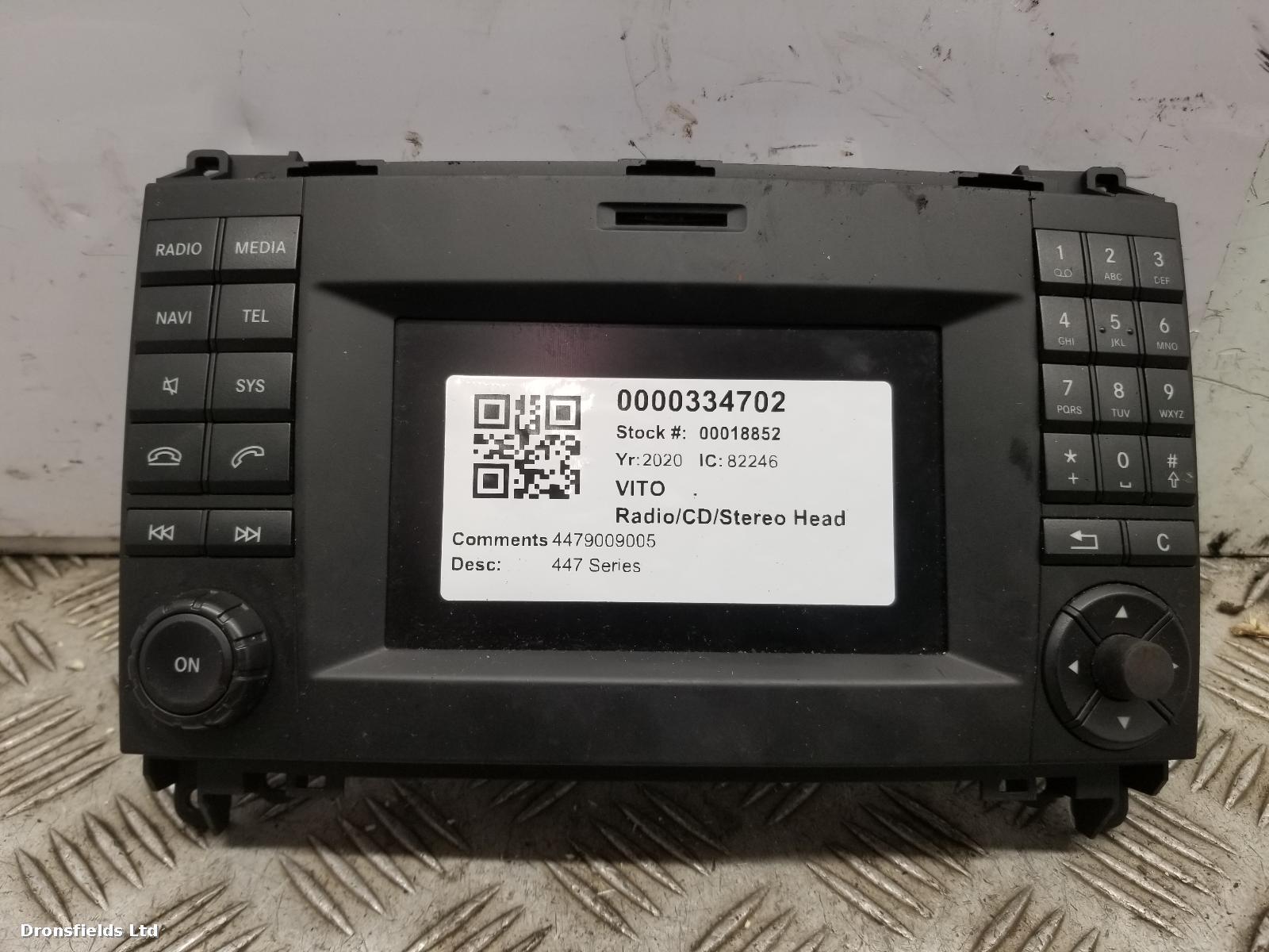 View Auto part A/V Equipment Mercedes Vito 2020