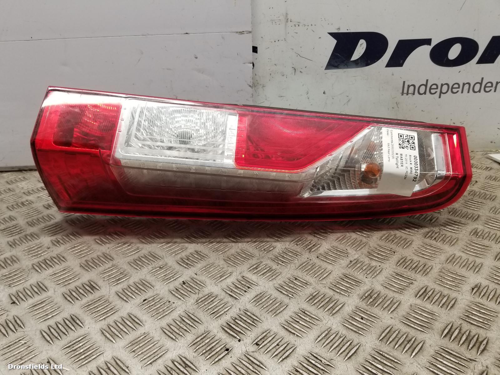 View Auto part R Taillight Renault Master 2014