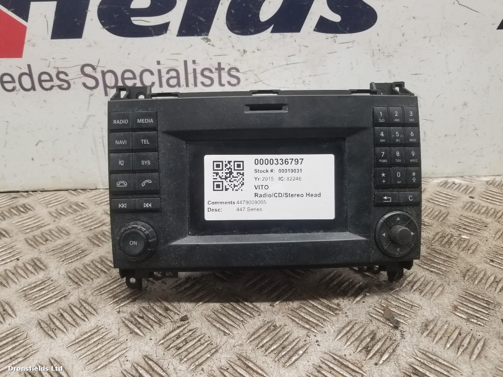 View Auto part A/V Equipment Mercedes Vito 2015