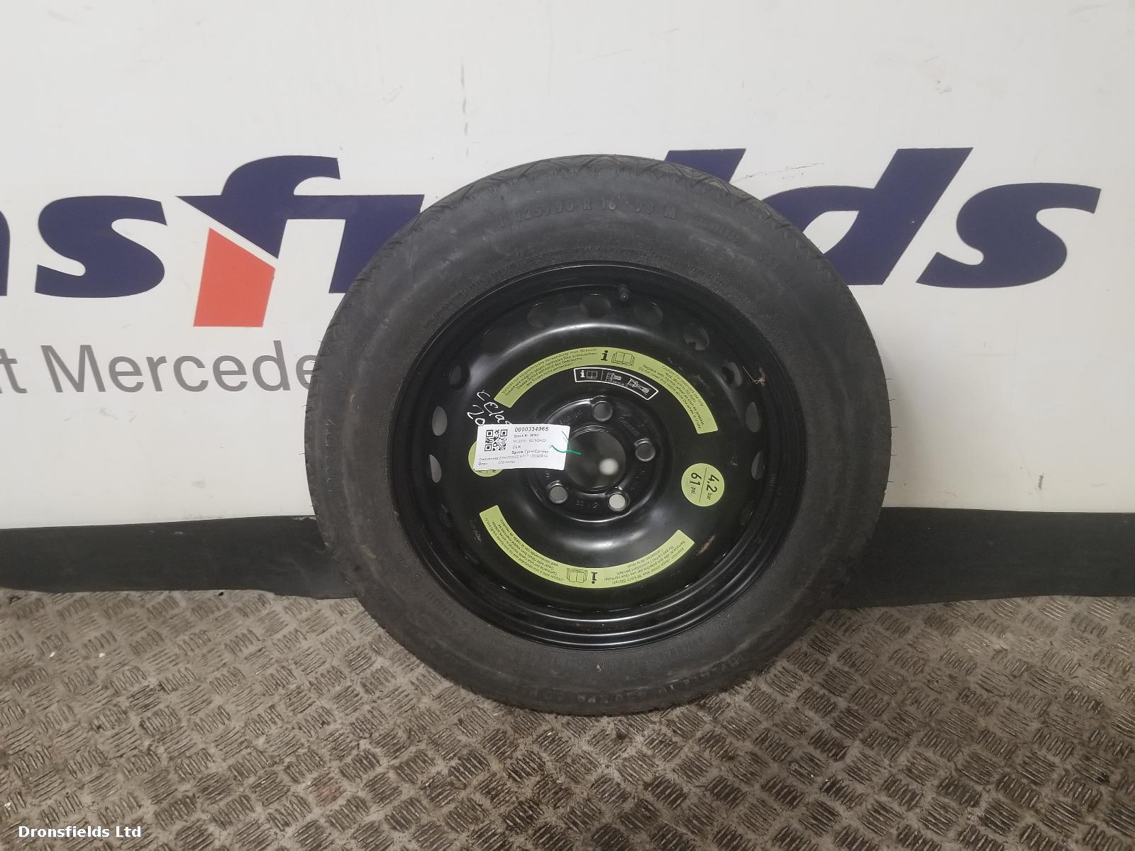 View Auto part Spare Tyre/Carrier Mercedes Clk 2010