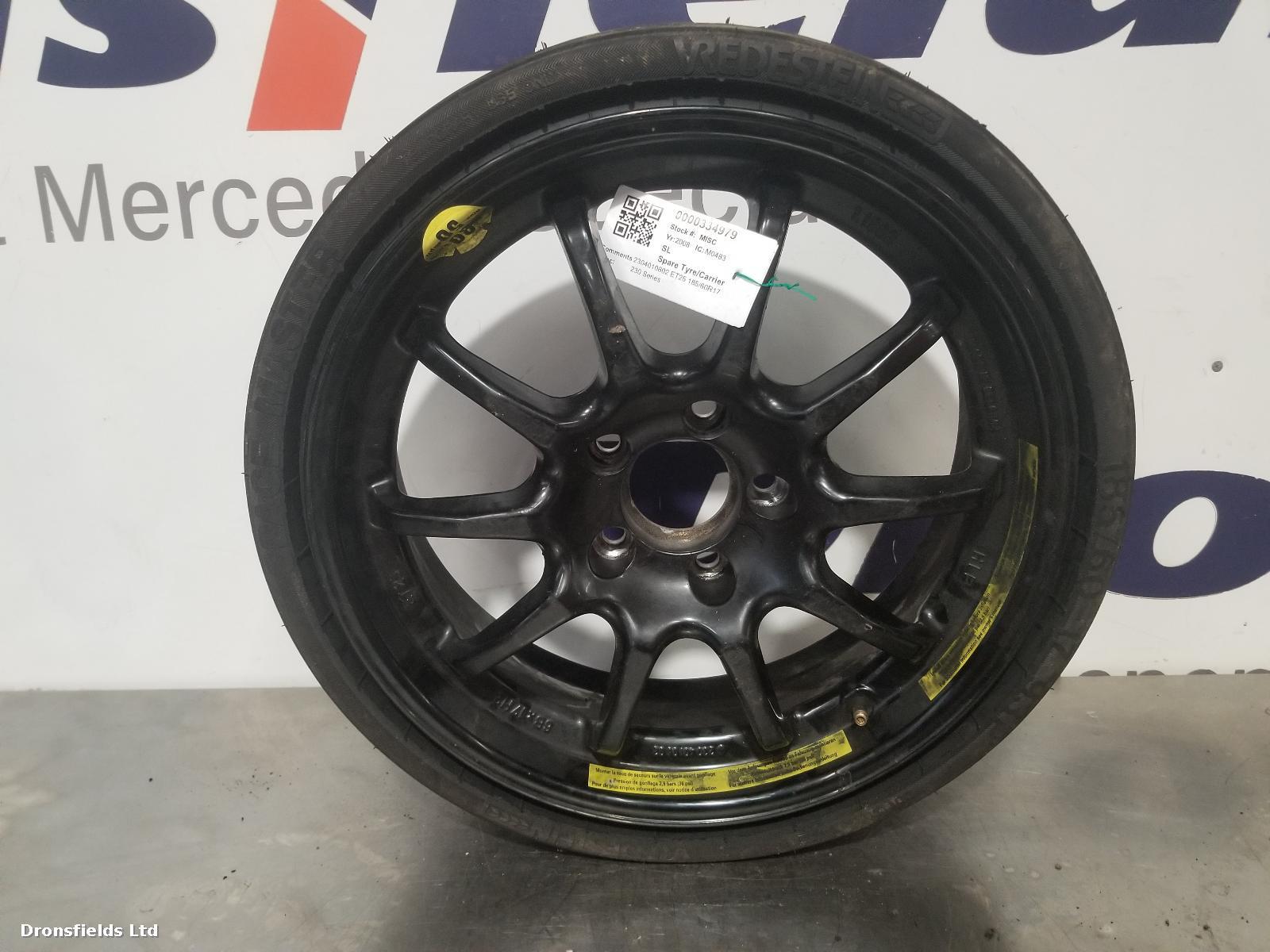 View Auto part Spare Tyre/Carrier Mercedes Sl 2008