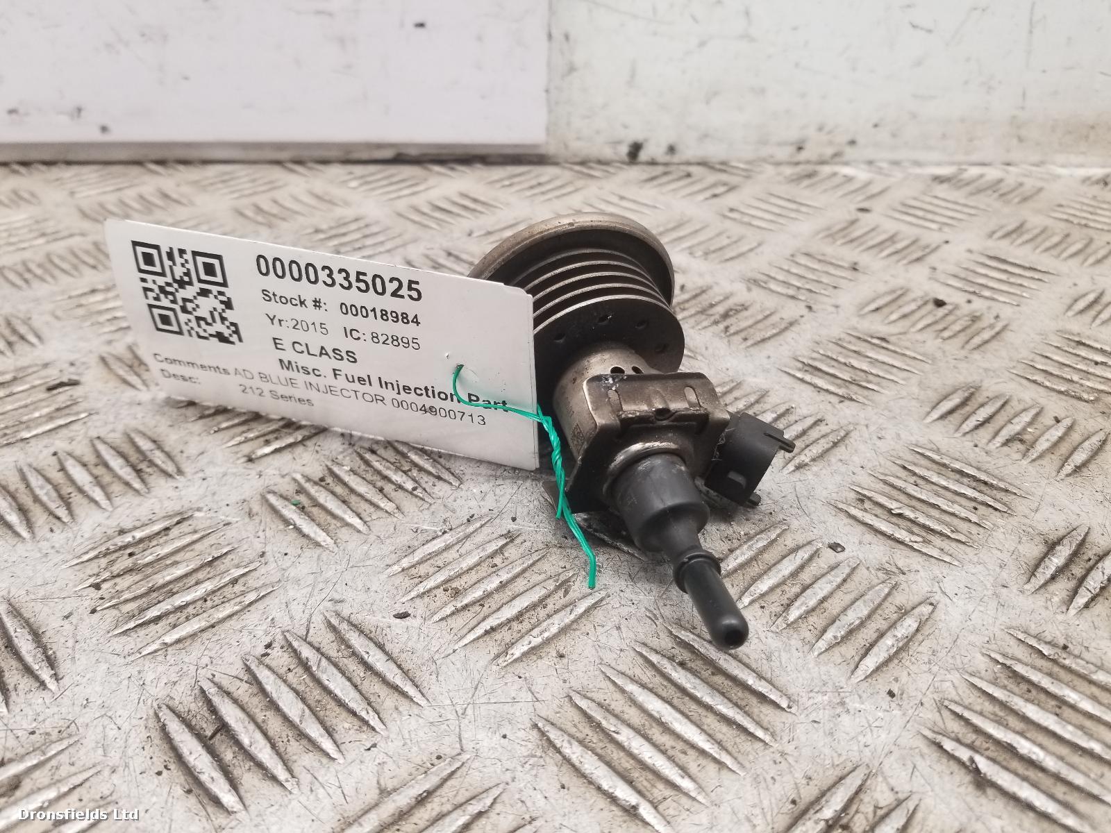 View Auto part Misc Fuel Injection Part Mercedes E Class 2015