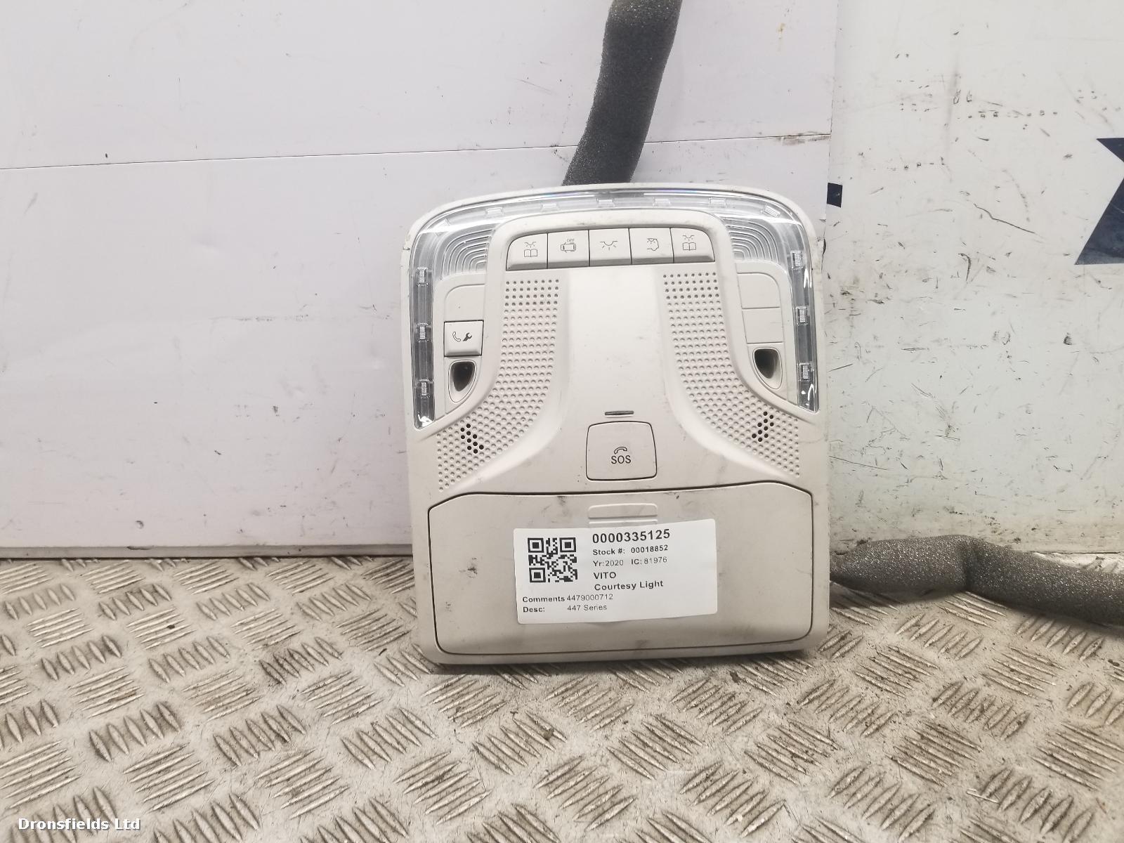 View Auto part Courtesy Light Mercedes Vito 2020