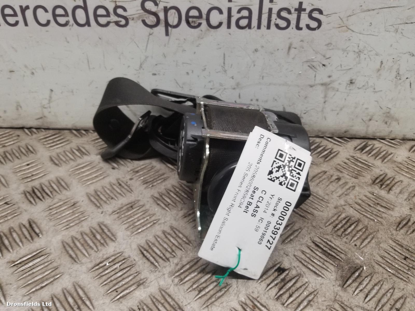 View Auto part Seat Belt Mercedes C Class 2014