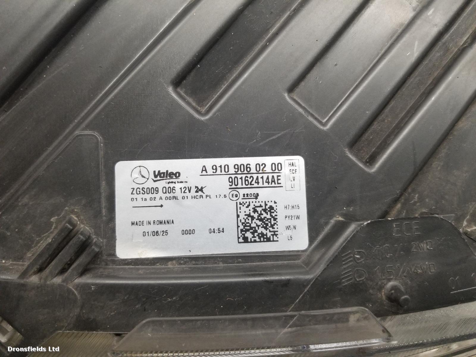 View Auto part L Headlamp Mercedes Sprinter 2022