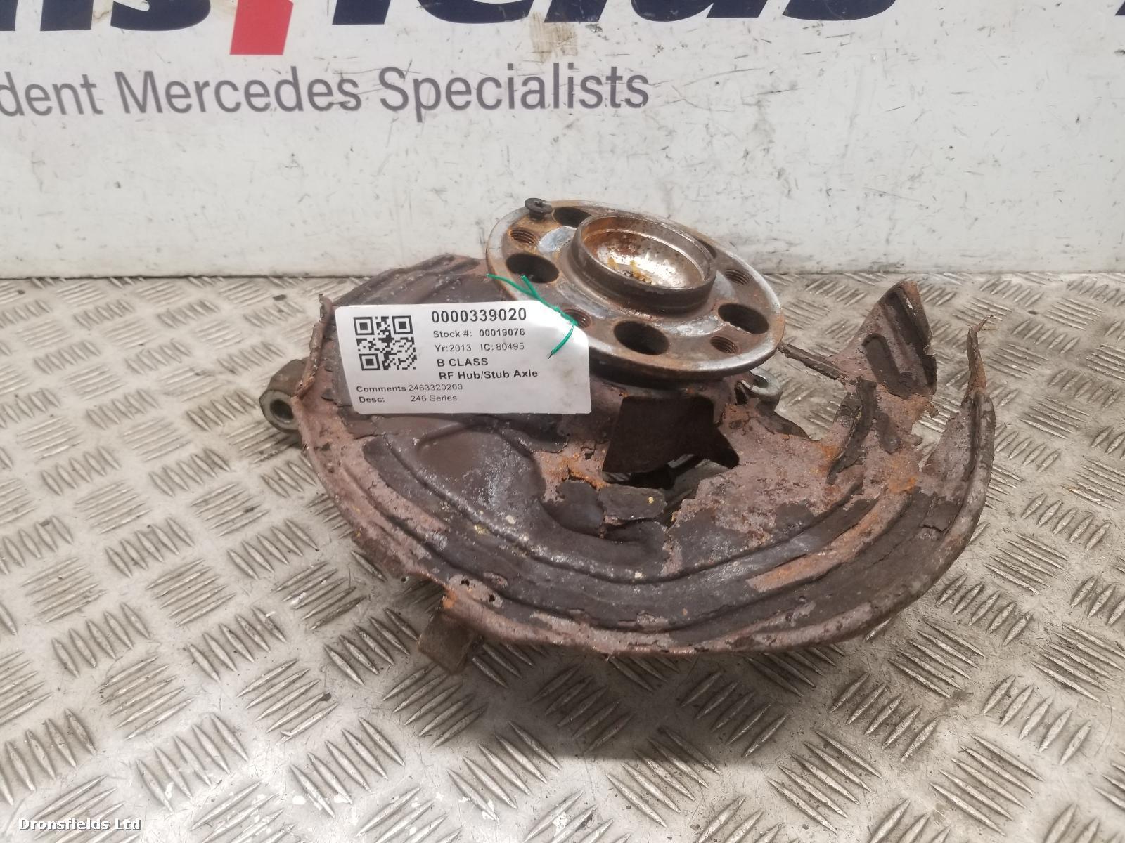 View Auto part RF Hub/Stub Axle Assembly Mercedes B Class 2013