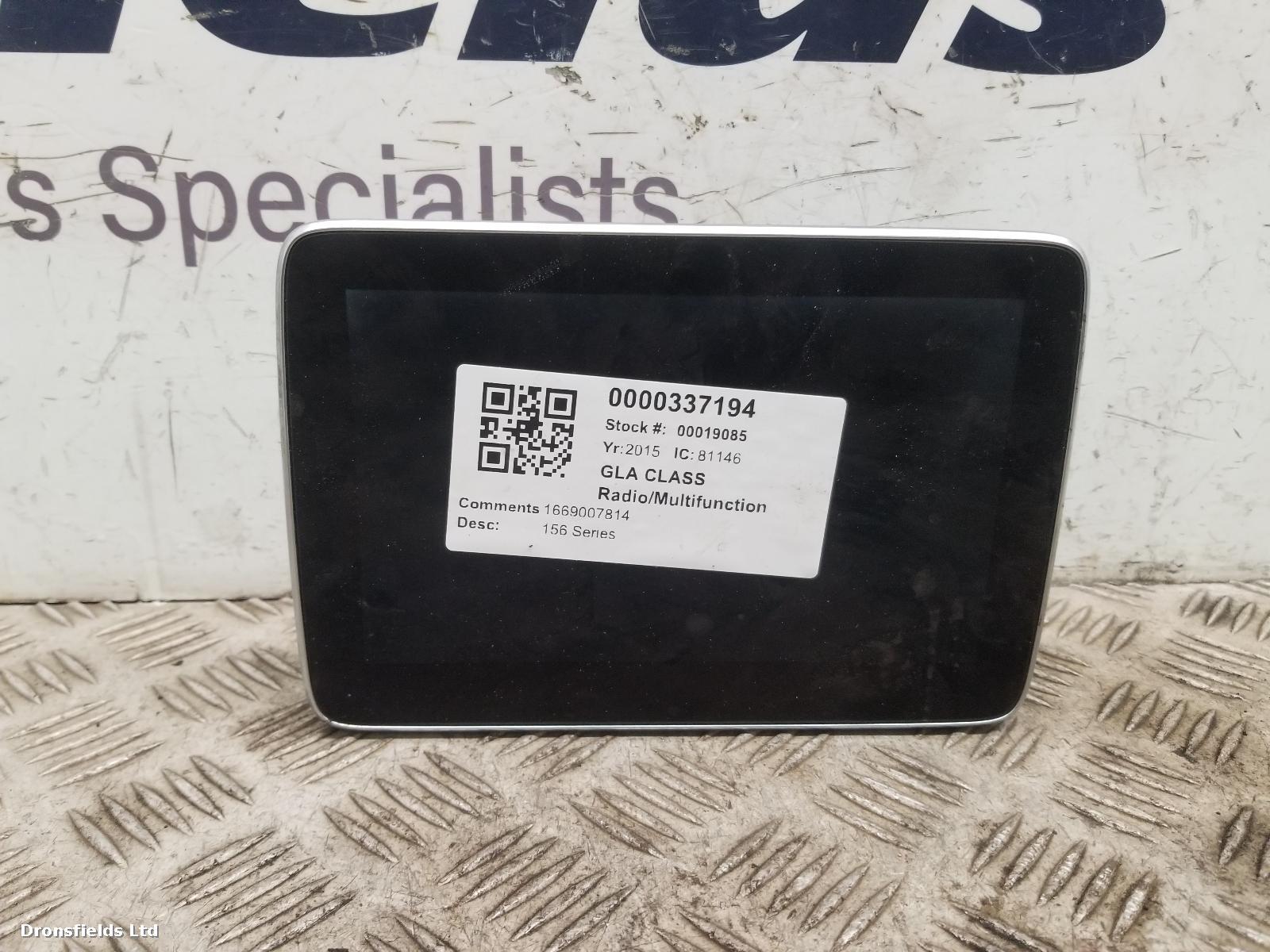 View Auto part Radio Display Mercedes Gla Class 2015
