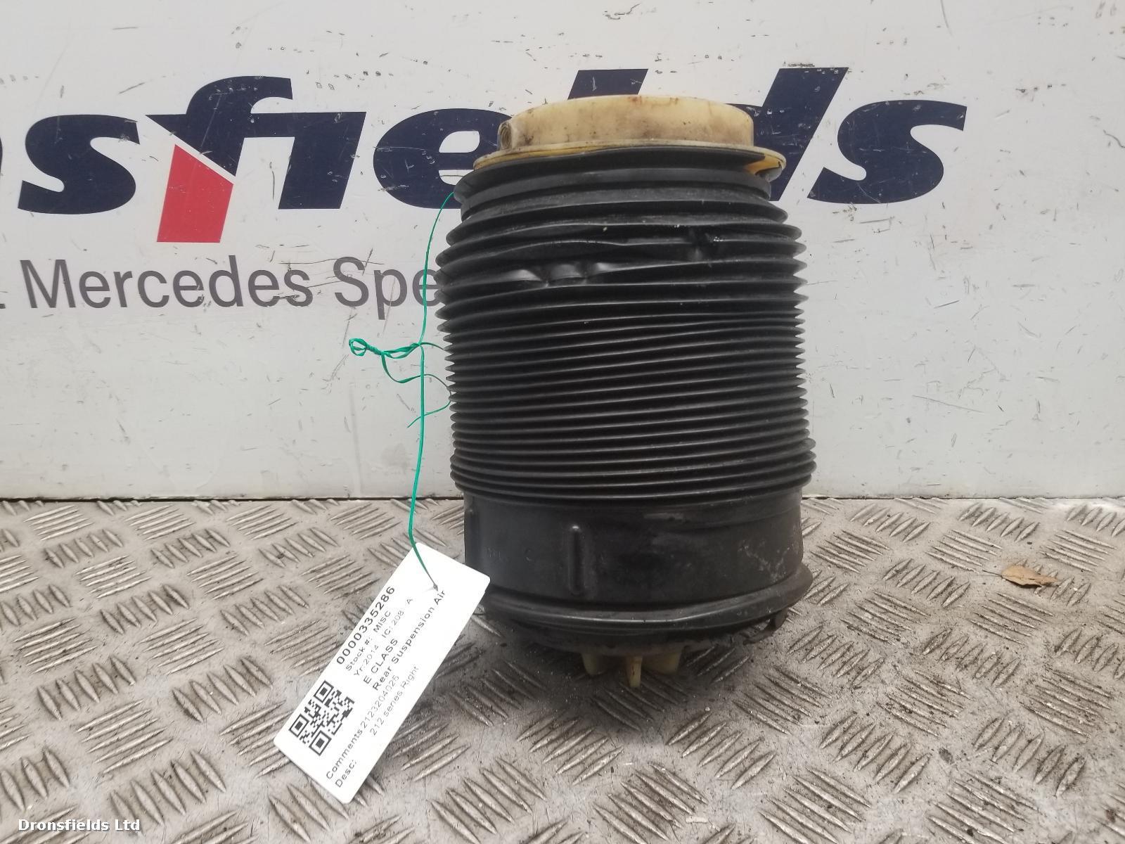 View Auto part Rear Susp. Air Sack Mercedes E Class 2014