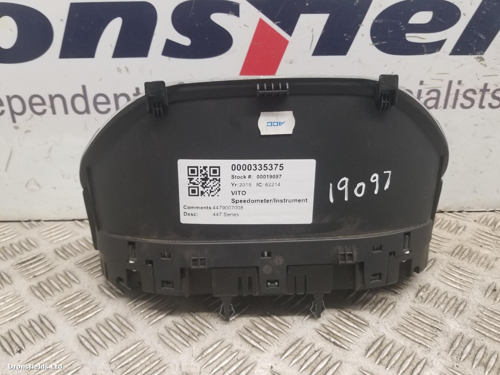 View Auto part Speedometer Mercedes Vito 2019