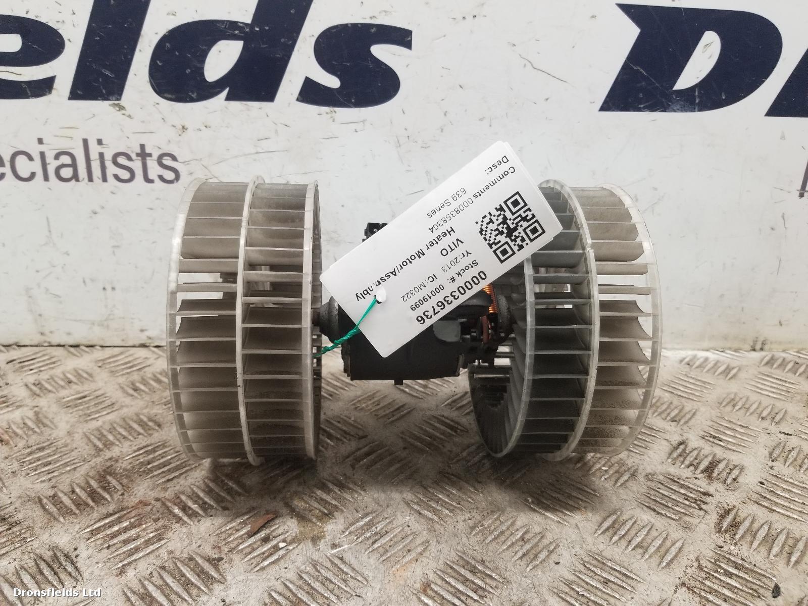 View Auto part Heater Motor/Assembly Mercedes Vito 2013