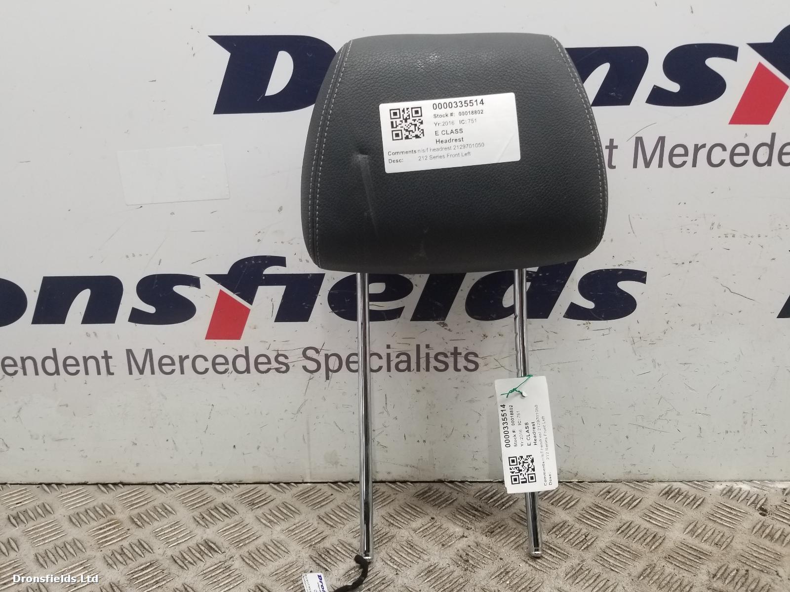View Auto part Headrest Mercedes E Class 2016