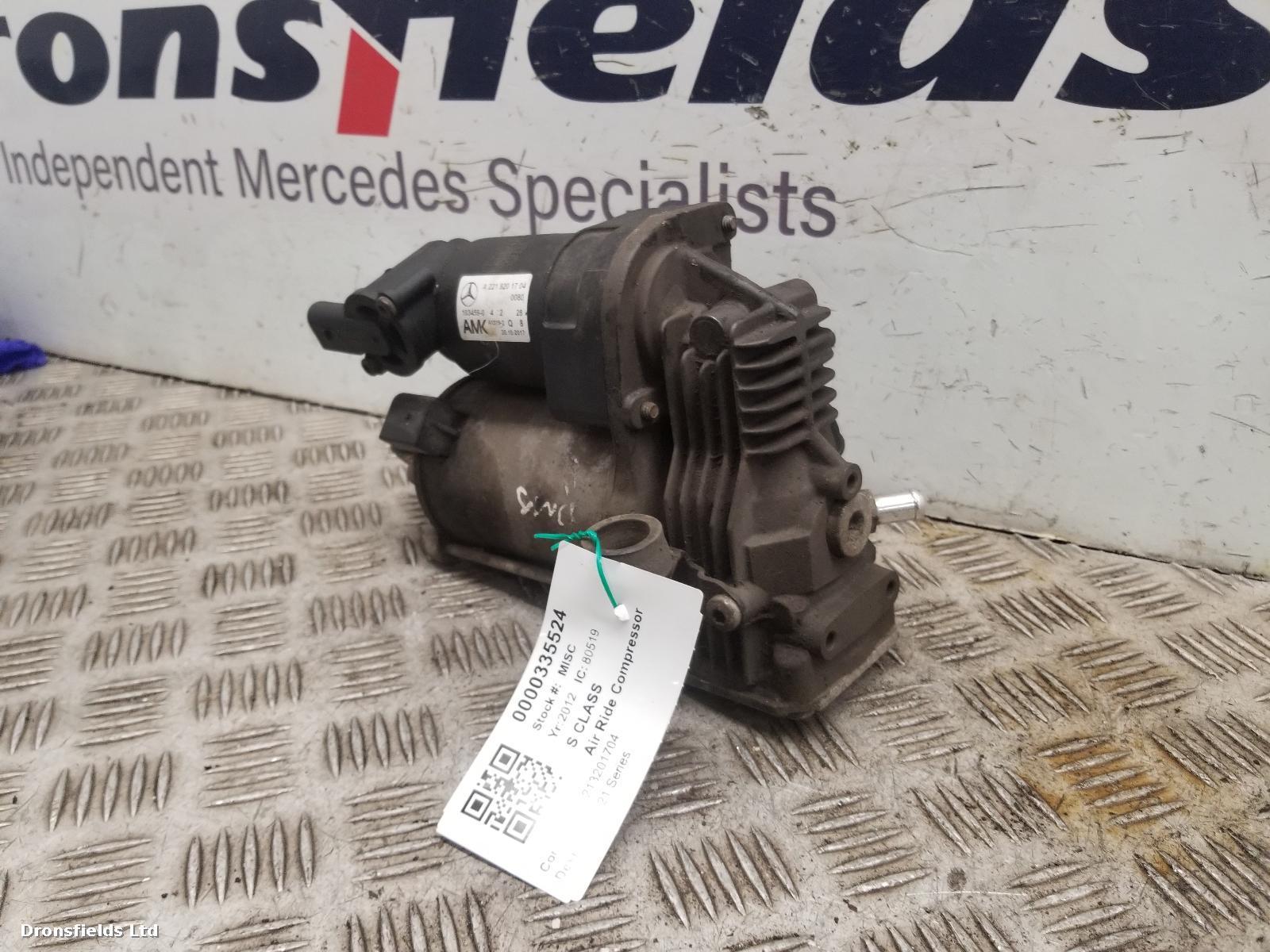 View Auto part Air Ride Compressor Mercedes S Class 2012