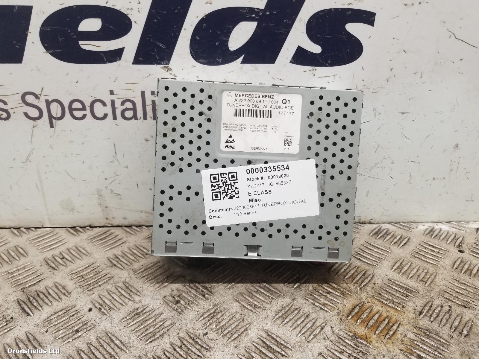 View Auto part Misc Mercedes E Class 2017