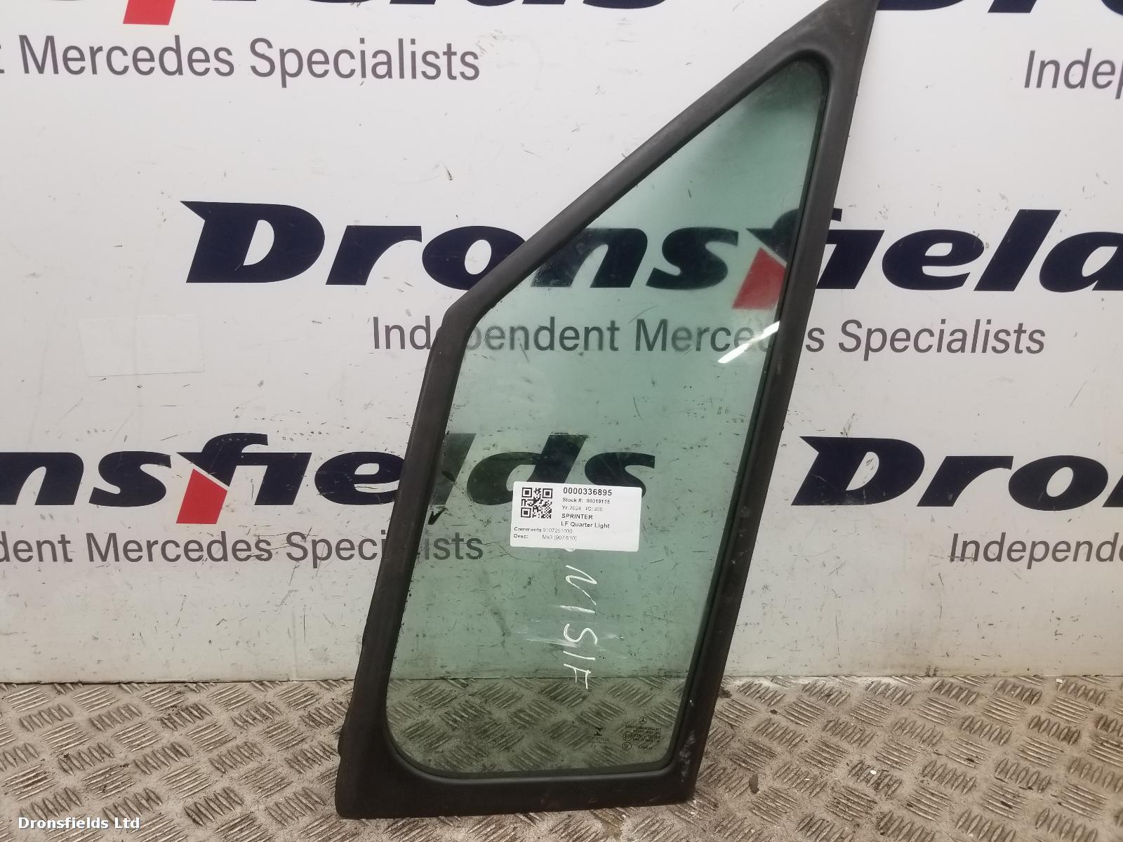 View Auto part LF Quarter Light Mercedes Sprinter 2024
