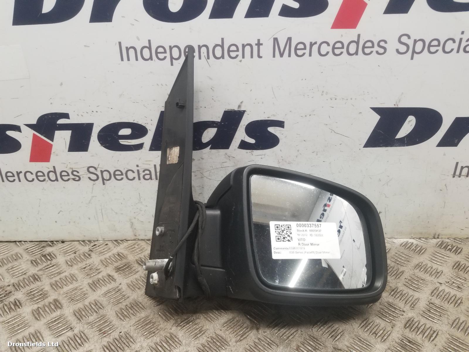 View Auto part R Door Mirror Mercedes Vito 2012
