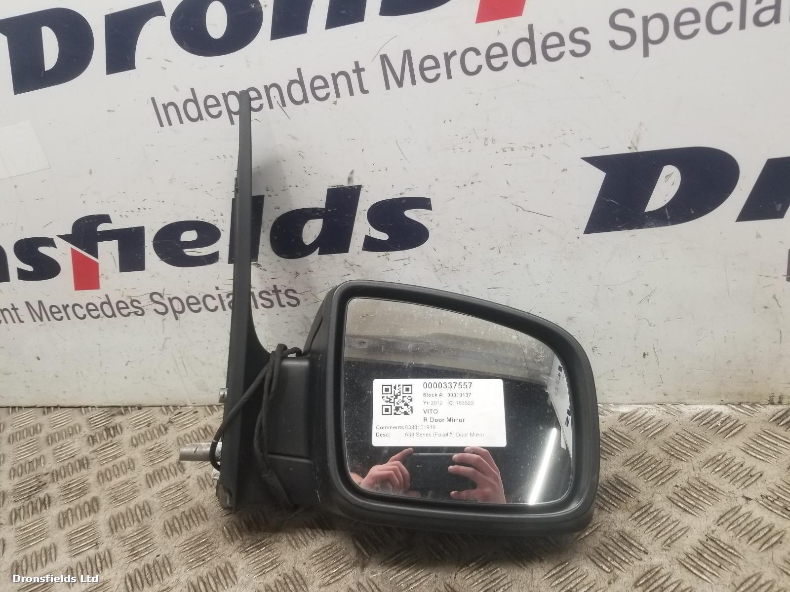 View Auto part R Door Mirror Mercedes Vito 2012