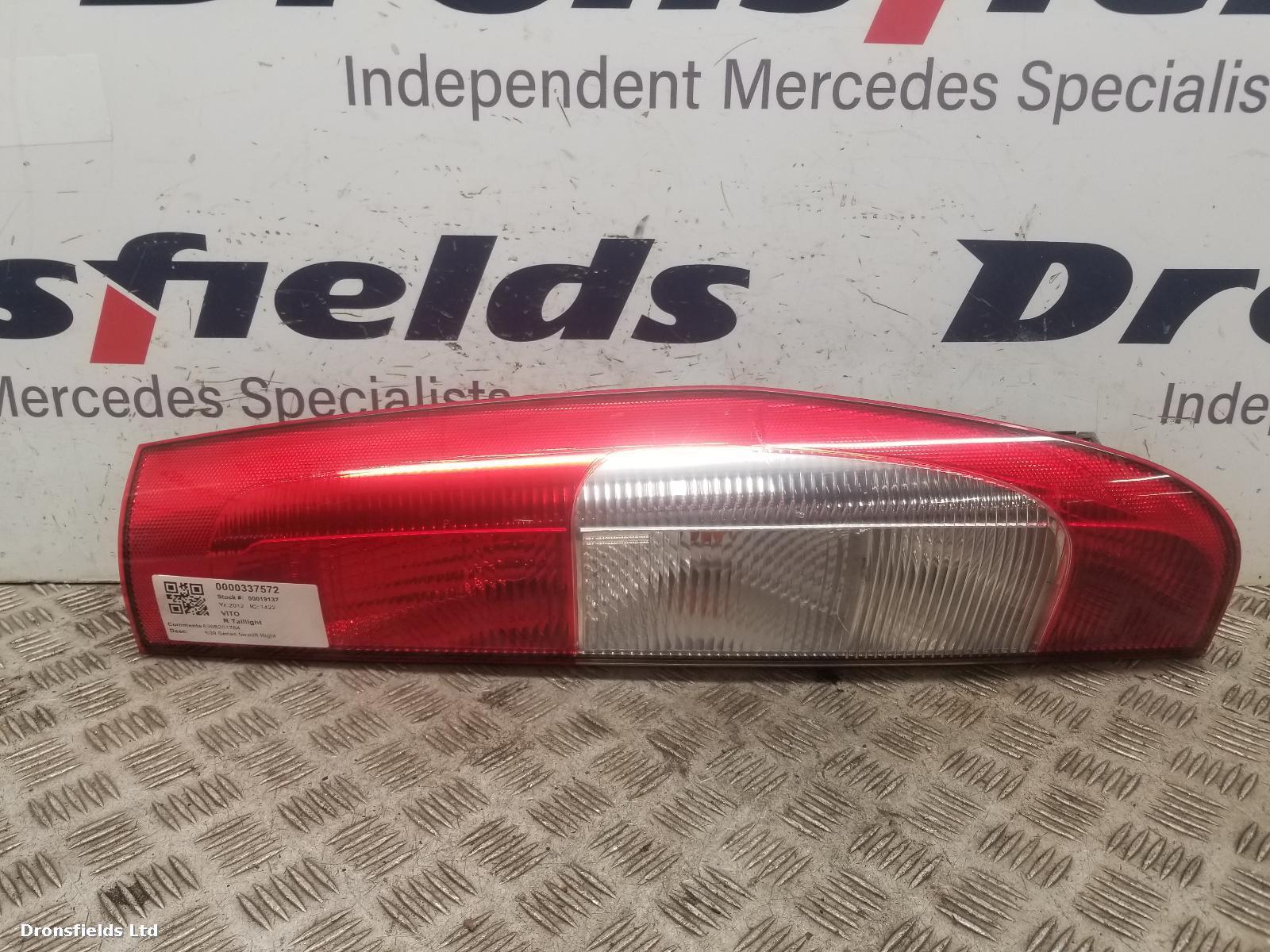 2012 Mercedes Vito R Taillight View Auto part R Taillight Mercedes Vito 2012