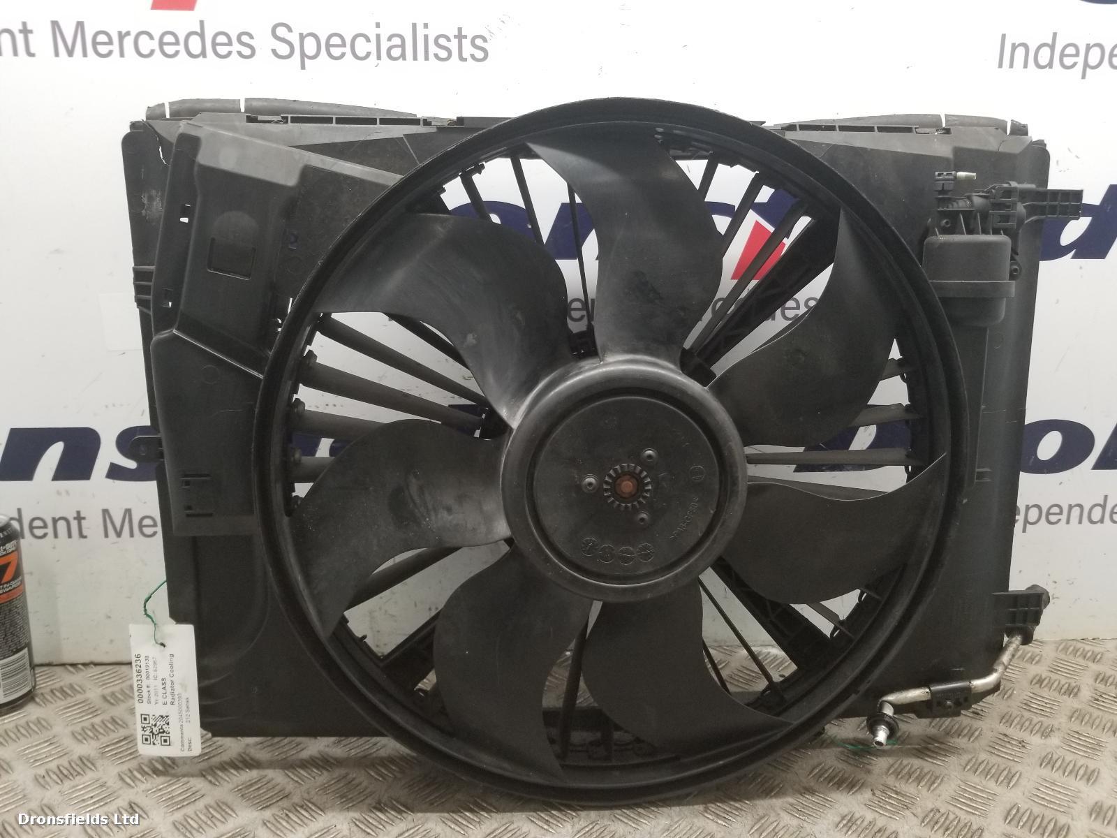 View Auto part Engine Cooling Motor Mercedes E Class 2011