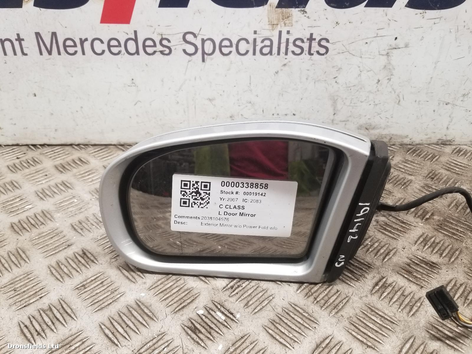 View Auto part L Door Mirror Mercedes C Class 2007