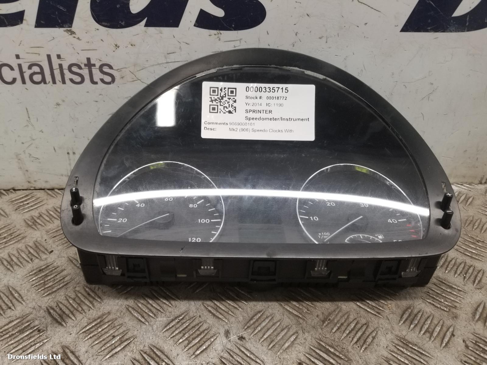 View Auto part Speedometer Mercedes Sprinter 2014