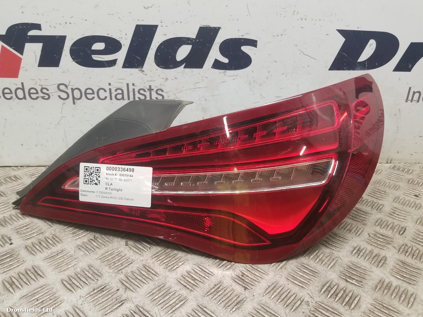 View Auto part R Taillight Mercedes Cla 2017