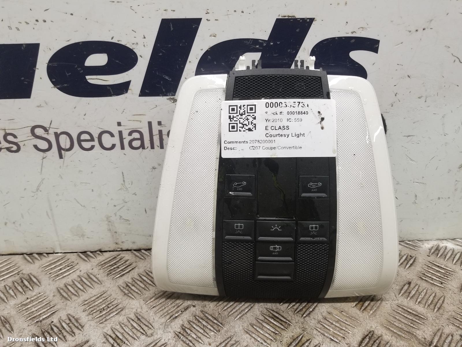 View Auto part Courtesy Light Mercedes E Class 2010