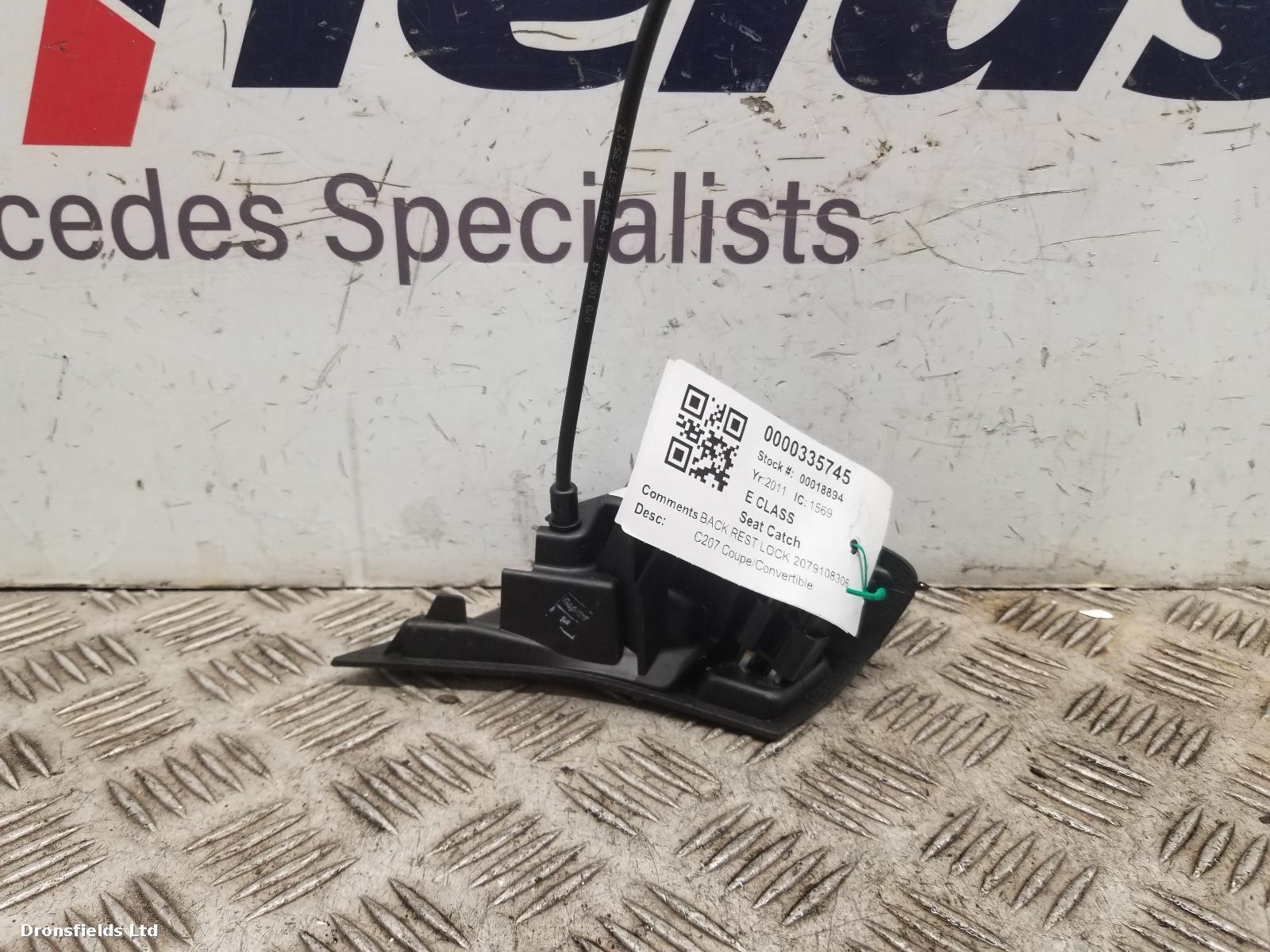 View Auto part Seat Catch Mercedes E Class 2011