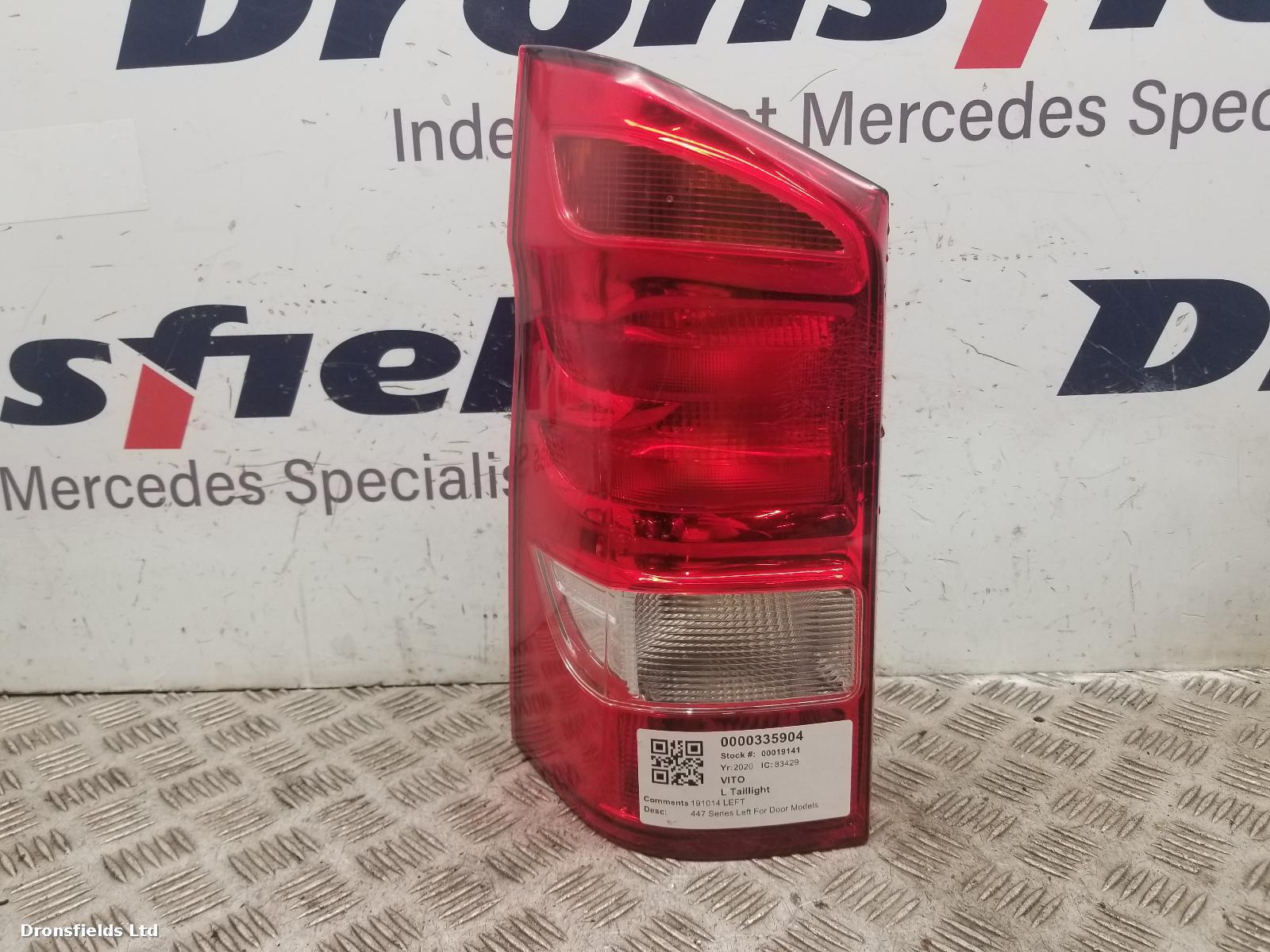 View Auto part L Taillight Mercedes Vito 2020