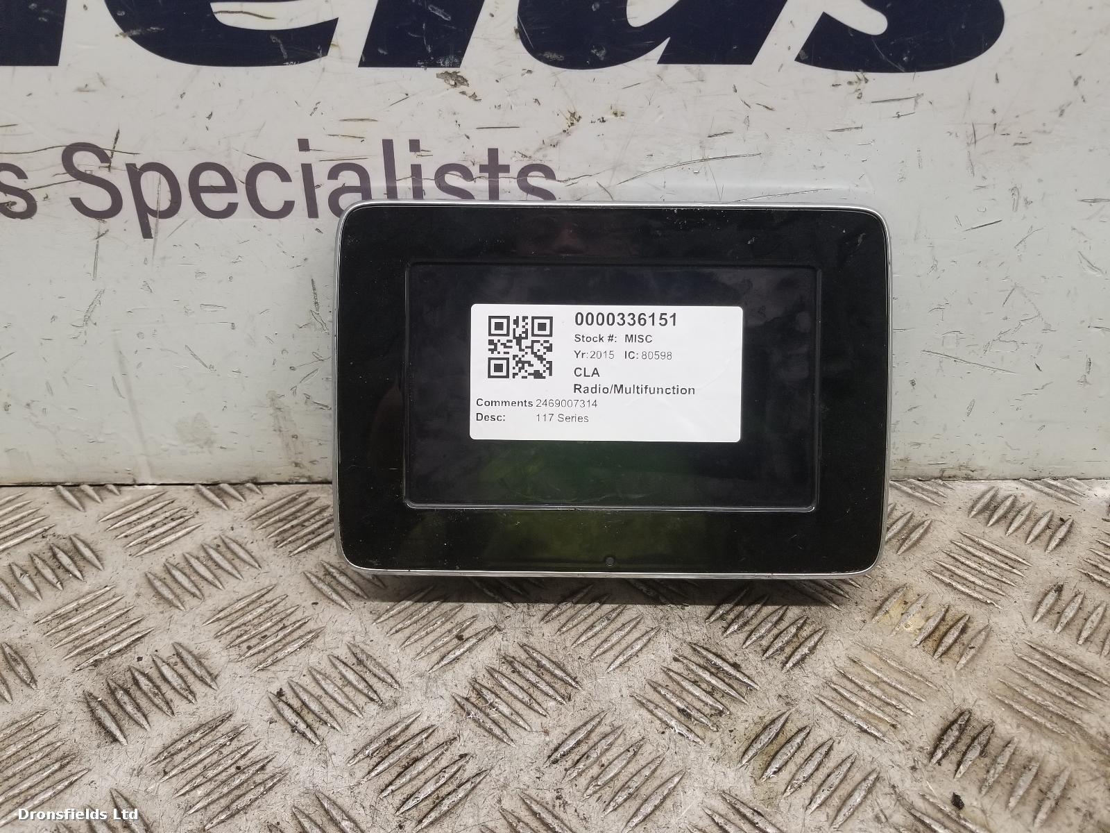 View Auto part Radio Display Mercedes Cla 2015